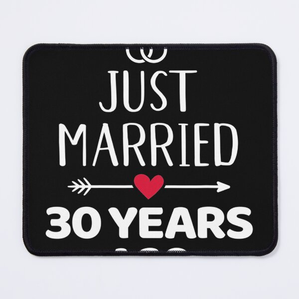 Item preview, Just Married 30 Years Ago 30Th Wedding Anniversary  designed and sold by ElesaFox.