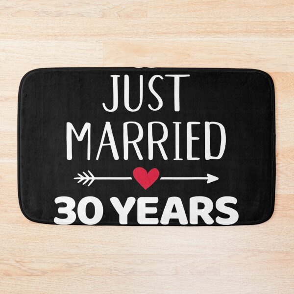 Item preview, Just Married 30 Years Ago 30Th Wedding Anniversary  designed and sold by ElesaFox.