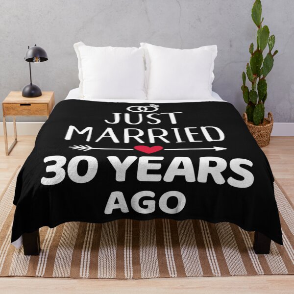 Item preview, Just Married 30 Years Ago 30Th Wedding Anniversary  designed and sold by ElesaFox.