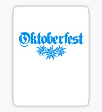 oktoberfest edelweiss flower bavaria party celebrate text shirt cool design Sticker