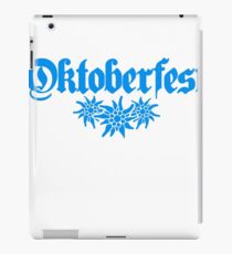 oktoberfest edelweiss flower bavaria party celebrate text shirt cool design iPad Case/Skin