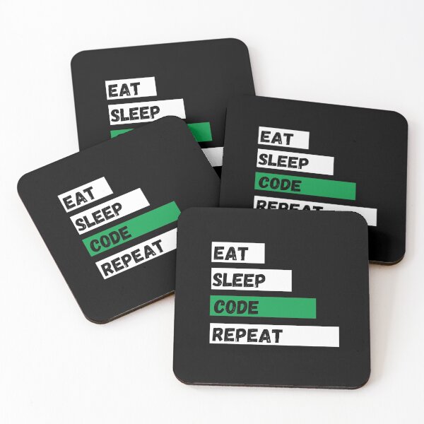 Item preview, Eat Sleep Code Repeat designed and sold by bsrishika.