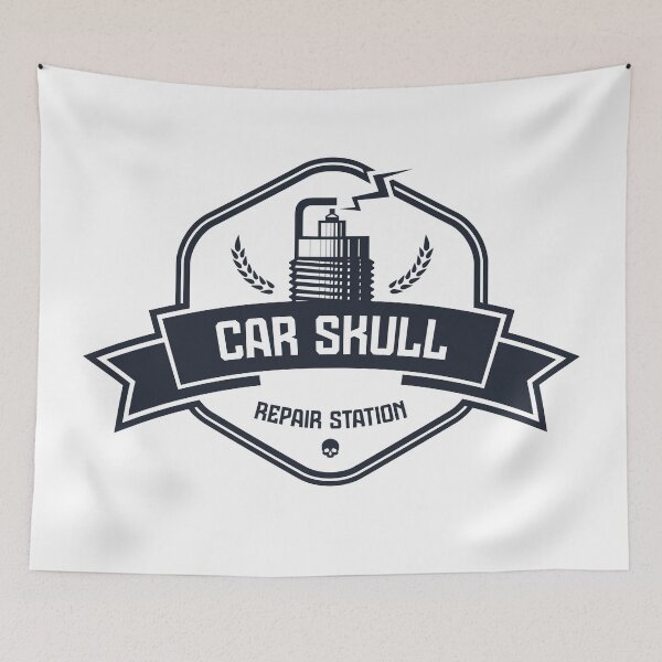 Item preview, Car Skull, Repair station, Skeleton, Motorcycle designed and sold by Elshan Ilyasov.