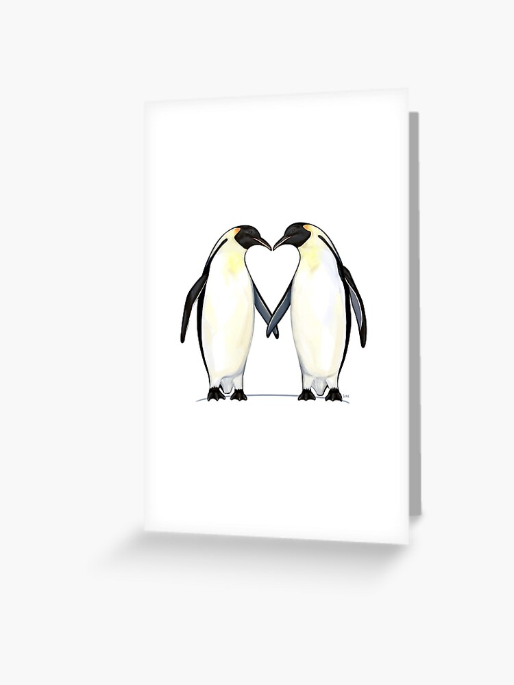 Penguins Love You Snow Much Greeting Card For Sale By Stylecomfy Redbubble