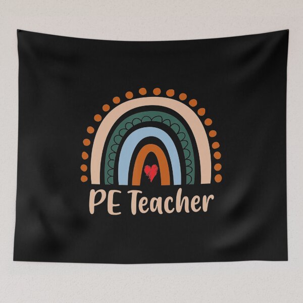 Item preview, PE Teacher Boho Rainbow Back To School Appreciation  designed and sold by kellygritzman.