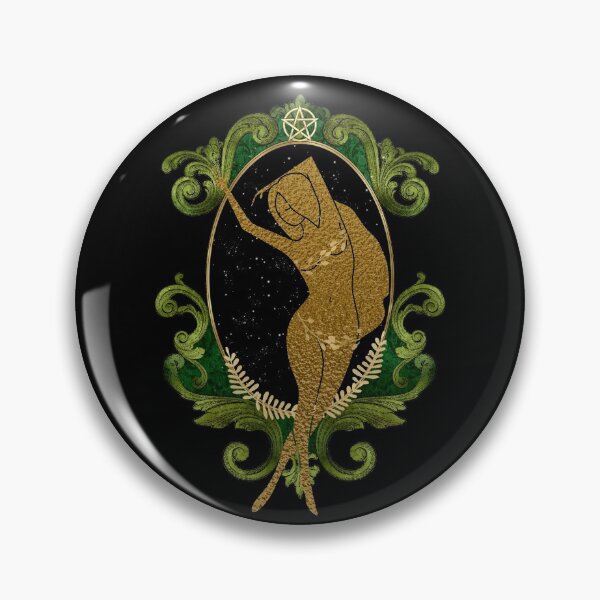 Item preview, The Green Forest Hedge Witch in all her Glory. designed and sold by ThreeHaresMedia.