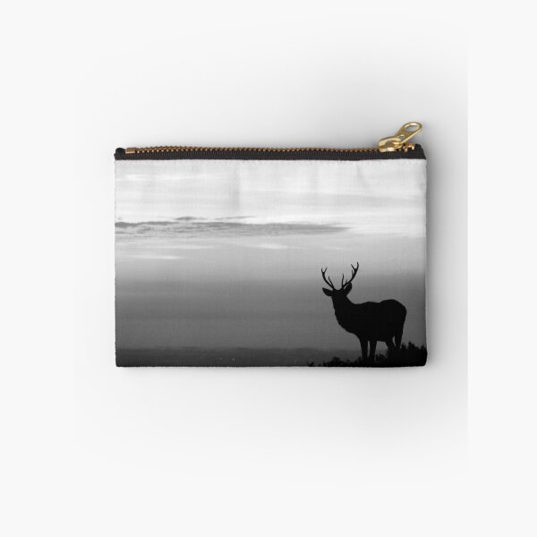 Item preview, lone stag in black and white designed and sold by shootingnelly.