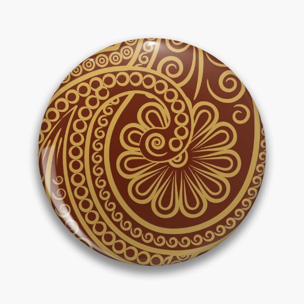 Item preview, Luxury aesthetic floral gold pattern  designed and sold by urban-color.