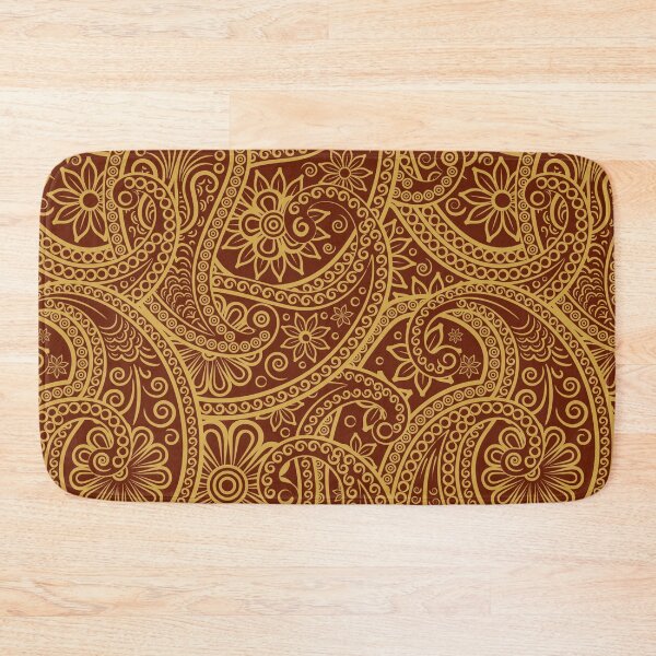 Item preview, Luxury aesthetic floral gold pattern  designed and sold by urban-color.