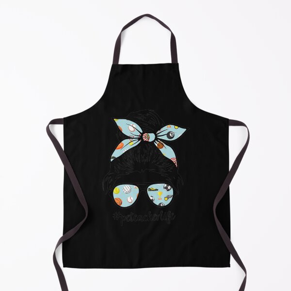 Item preview, Pe Teacher Messy Bun Life Hair Glasses Phys Ed  designed and sold by kellygritzman.