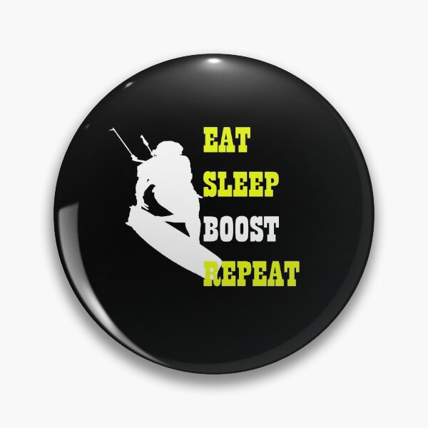 Item preview, Kitesurfer Life Eat Sleep Boost Repeat Retro Style 1 designed and sold by taiche.
