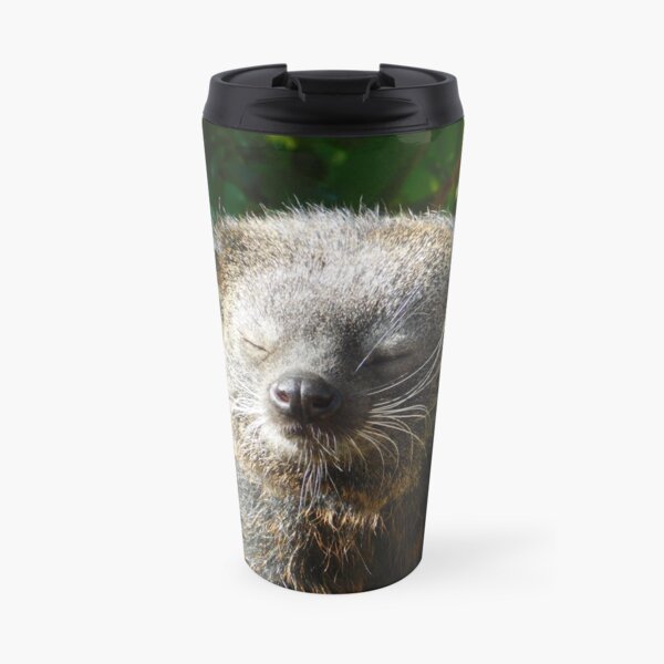 Binturong in the sun Travel Coffee Mug