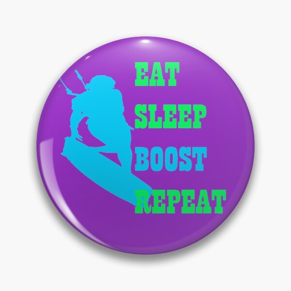 Item preview, Kitesurfer Life Eat Sleep Boost Repeat Retro Style 2 designed and sold by taiche.