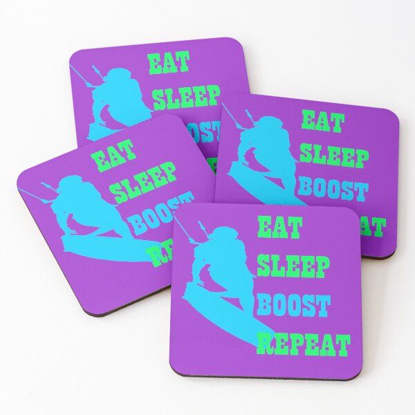 Item preview, Kitesurfer Life Eat Sleep Boost Repeat Retro Style 2 designed and sold by taiche.