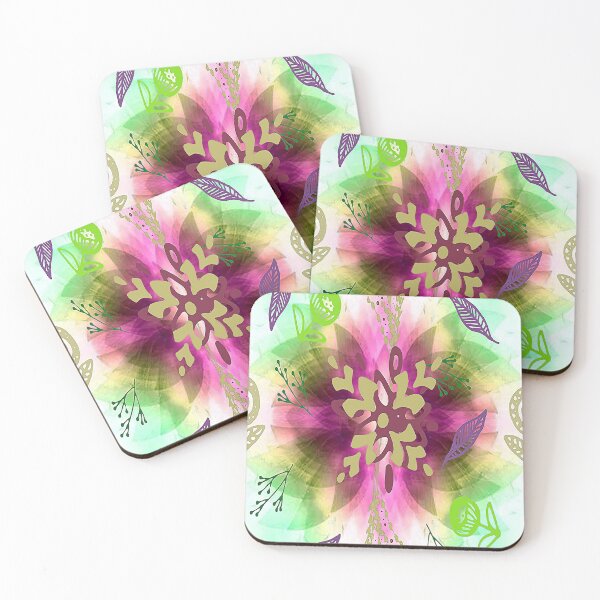 Item preview, Tranquility, 3,Graphic Psychedelic Abstract Art, Inspired by Nature-floral abstract art, Graphic Psychedelic Abstract Art, Inspired by Nature-floral abstract art designed and sold by Adri Barnard.