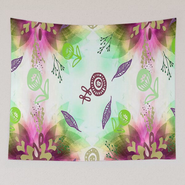 Item preview, Tranquility, 3,Graphic Psychedelic Abstract Art, Inspired by Nature-floral abstract art, Graphic Psychedelic Abstract Art, Inspired by Nature-floral abstract art designed and sold by Adri Barnard.