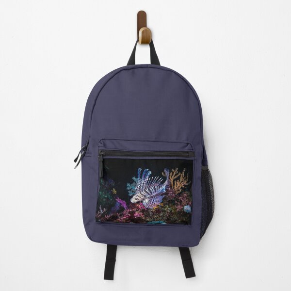 Item preview, Colorful Lionfish at deep coral reef designed and sold by tank200bar.