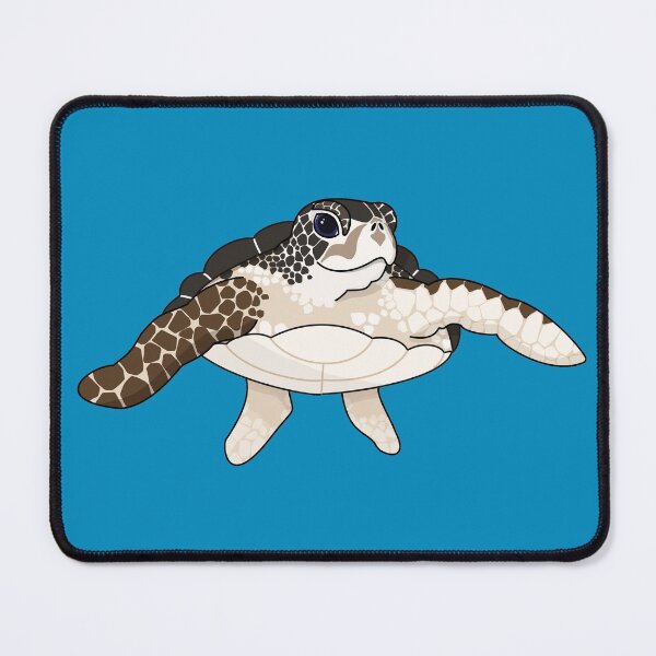 Item preview, Cute Hawaiian Turtle - blue background designed and sold by Jazznote.