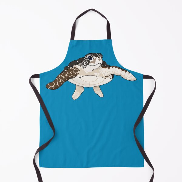 Item preview, Cute Hawaiian Turtle - blue background designed and sold by Jazznote.