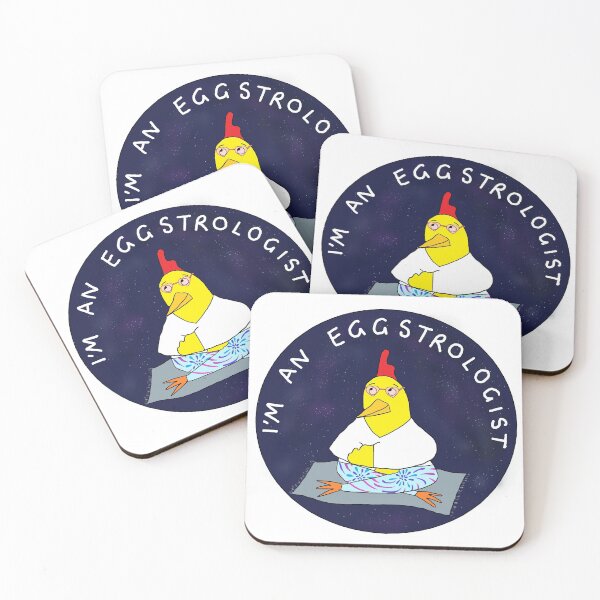 Item preview, I'm an Eggstrologist - Astrology Chicken Joke Art designed and sold by lifeofmrchicken.