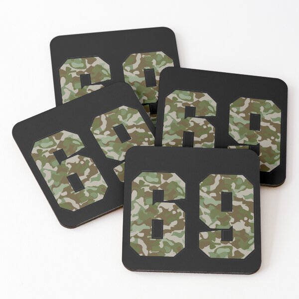 Item preview, Army Camo Number Sixty-nine Veteran Lucky Number 69 designed and sold by Urosek.