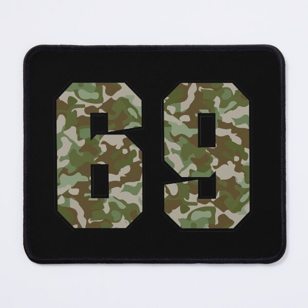 Item preview, Army Camo Number Sixty-nine Veteran Lucky Number 69 designed and sold by Urosek.
