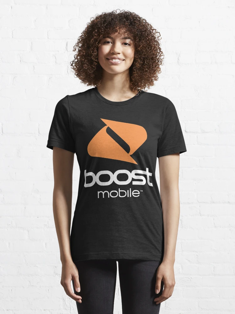 BEST SELLING .Boost Mobile Logo MERCHANDISE Essential Essential T Shirt for Sale by warrenkertzmann Redbubble