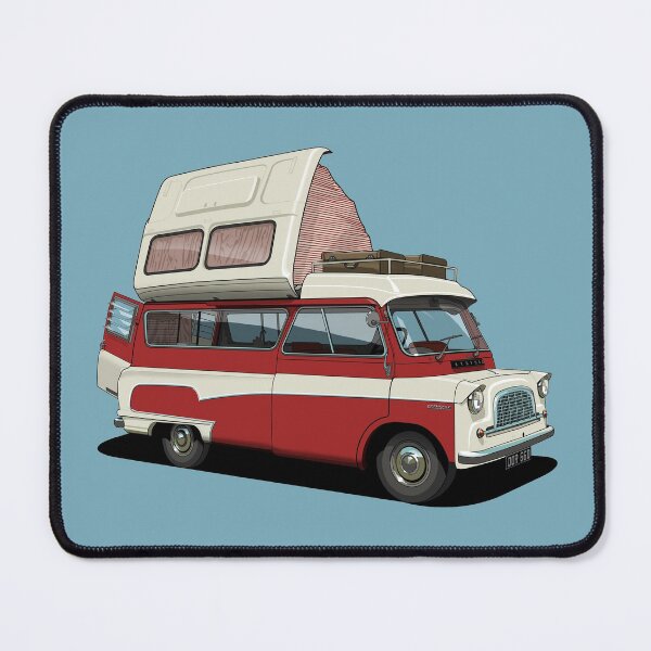Item preview, Bedford Camper Van in red designed and sold by candc-retro.