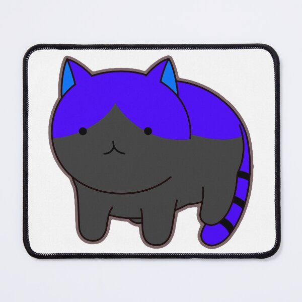 Item preview, Cat - Meow - Navy & Dark Gray designed and sold by AwesomeFanArts.