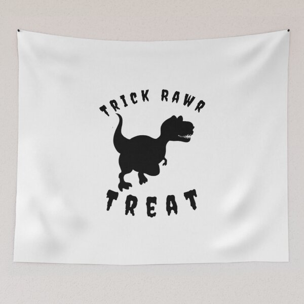 Item preview, Trick rawr treat T-shirt, Halloween Dinosaur T Rex Mummy, funny halloween t-shirt, Gift for halloween day. designed and sold by mHmShop.