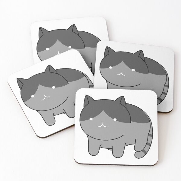 Item preview, Cat - Meow - Gray & Dark Gray designed and sold by AwesomeFanArts.