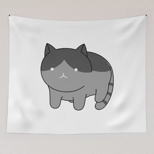Item preview, Cat - Meow - Gray & Dark Gray designed and sold by AwesomeFanArts.