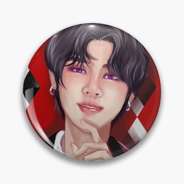 Item preview, BTS Jimin Kagegurui fanart edit wallpaper postcard poster kpop merch gambling red suit black hair designed and sold by Krystal Li.