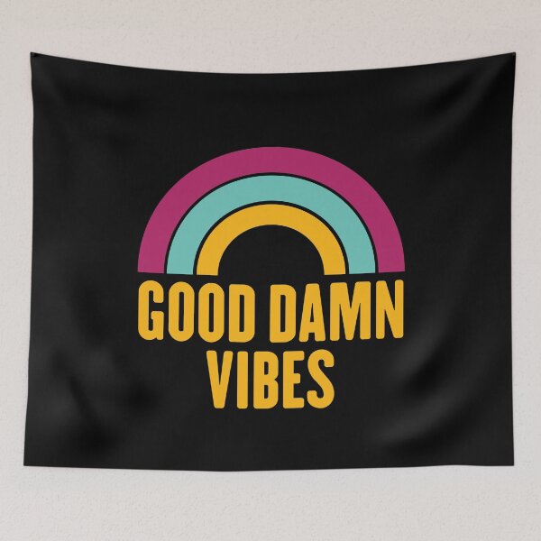 Item preview, Groovy Good damn Vibes designed and sold by TheMattDesigns.