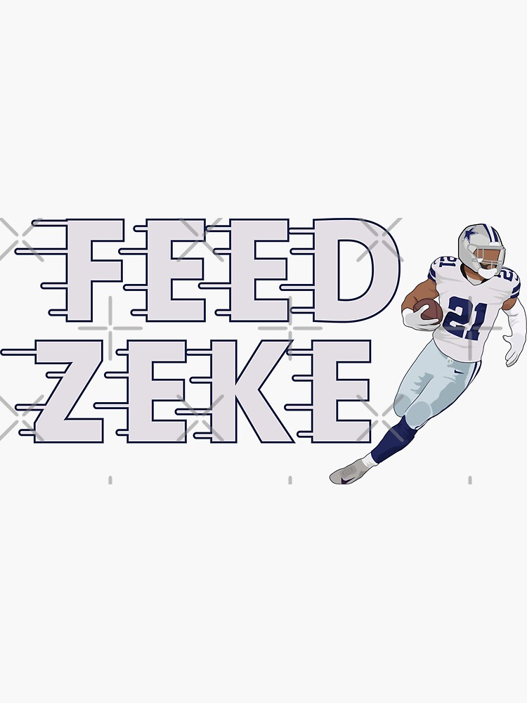 "Feed zeke" Sticker for Sale by sidali720 Redbubble