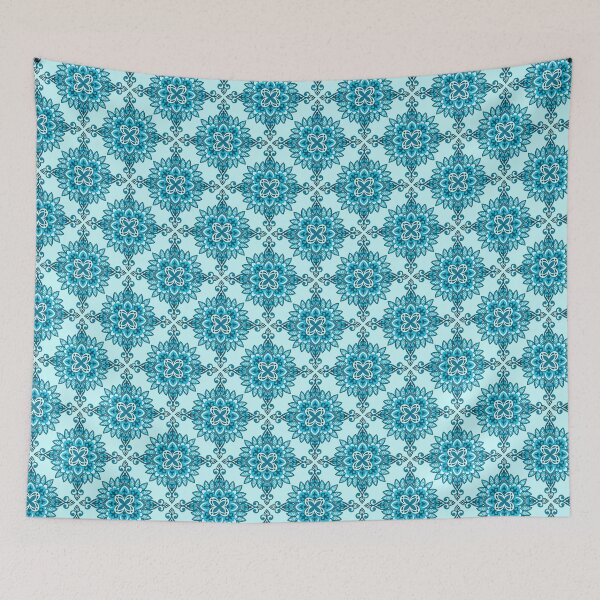 Item preview, Seamless Mandala Repeat Pattern - Blue designed and sold by SemDesigns1.