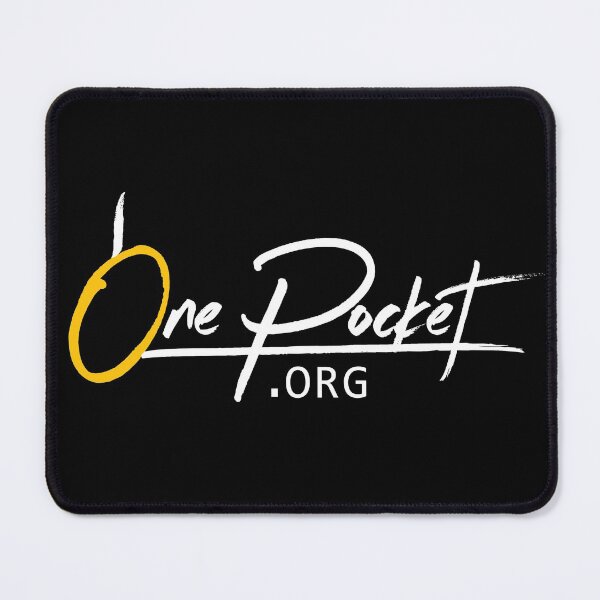 Item preview, OnePocket.org Logo on Black Background designed and sold by onepocket.