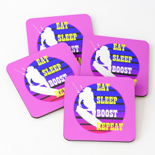 Item preview, Eat Sleep Boost Repeat Female Kitesufer Retro Sunset 1 designed and sold by taiche.