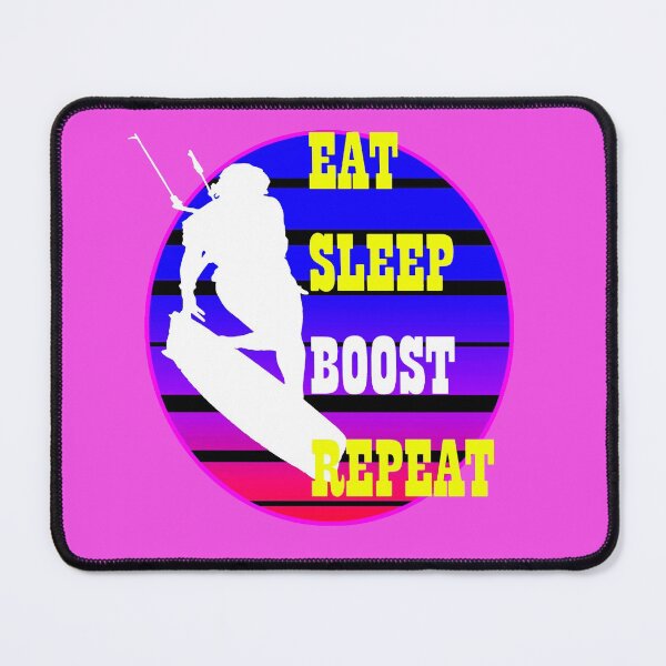 Item preview, Eat Sleep Boost Repeat Female Kitesufer Retro Sunset 1 designed and sold by taiche.