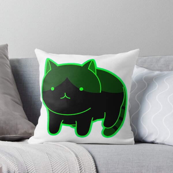 Item preview, Cat - Meow - Black & Lime designed and sold by AwesomeFanArts.
