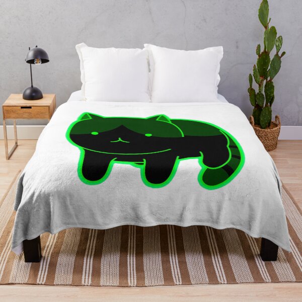 Item preview, Cat - Meow - Black & Lime designed and sold by AwesomeFanArts.