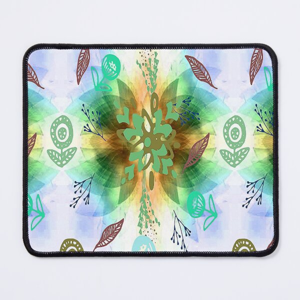 Item preview, Tranquility, 5,Graphic Psychedelic Abstract Art, Inspired by Nature-floral abstract art, Graphic Psychedelic Abstract Art, Inspired by Nature-floral abstract art designed and sold by Adri Barnard.