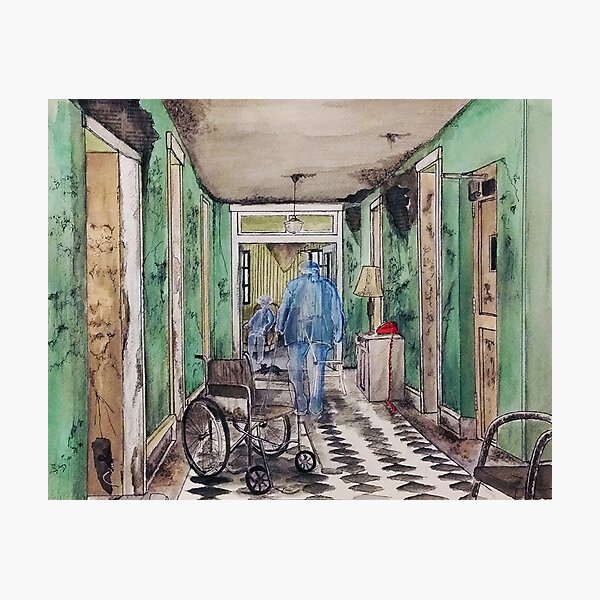 Aperçu de l'œuvre Hospice abandonné I créée et vendue par gypsysnail.