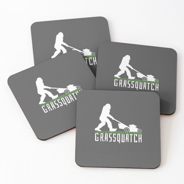 Item preview, Sasquatch Lawn Mowing Grassquatch Funny Bigfoot Design designed and sold by Silly Dad Shirts.