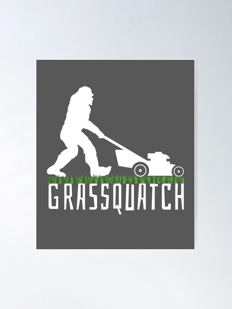 Funny Bigfoot Lawnmower Shirt, Sasquatch Lawn Mowing Shirt, Lawn Mower Shirt, Shirt for Women, Landscaper Shirt, Landscaping Shirt, Unique