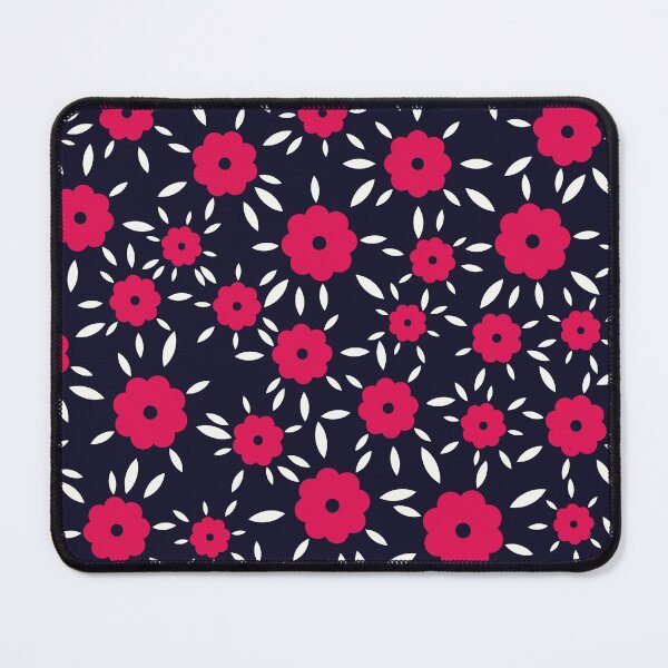 Item preview, Hot pink small floral pattern designed and sold by Floralsharry.