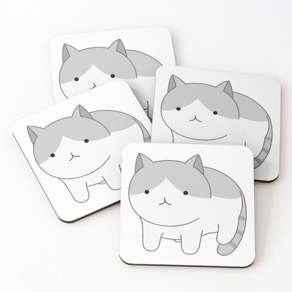 Item preview, Cat - Meow - White & Gray designed and sold by AwesomeFanArts.