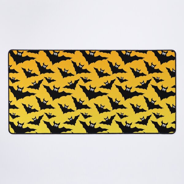 Item preview, Orange yellow black bats Halloween pattern designed and sold by PLdesign.
