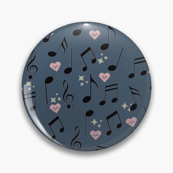 Item preview, Latido del corazón de notas musicales designed and sold by Intr0vertLife.