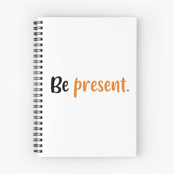 Item preview, Be Present (Orange and Black) designed and sold by FilipeFerreira.